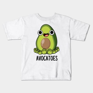 Avoca-toes Funny Avocado Puns Kids T-Shirt